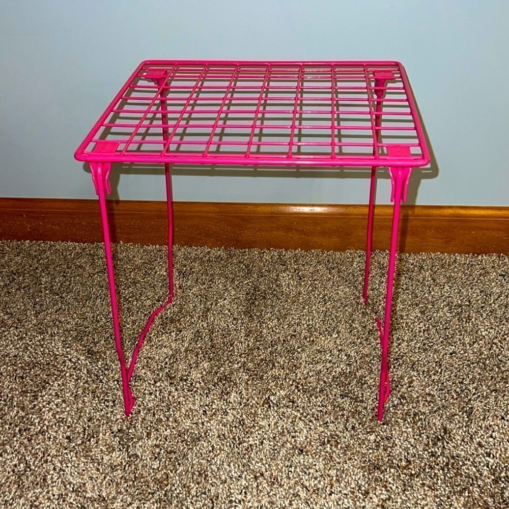 Bright Pink Foldable Locker Shelf - Fits Any Standard Locker Full Length/Short